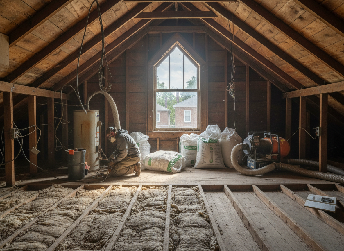 Cost Factors For Attic Insulation In Older Riverton Homes