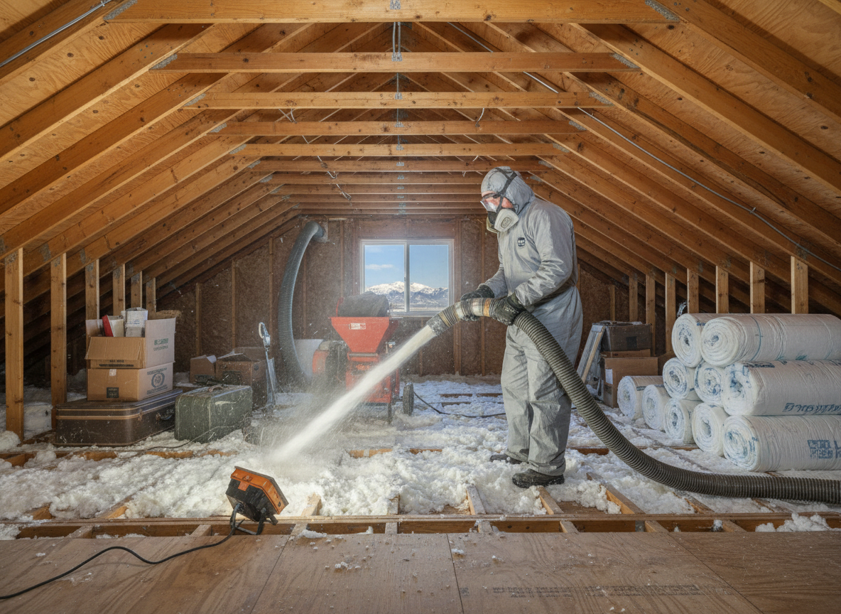 attic insulation in Riverton