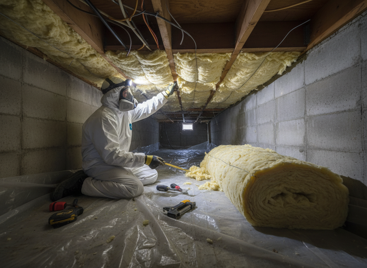 crawl space insulation in Riverton