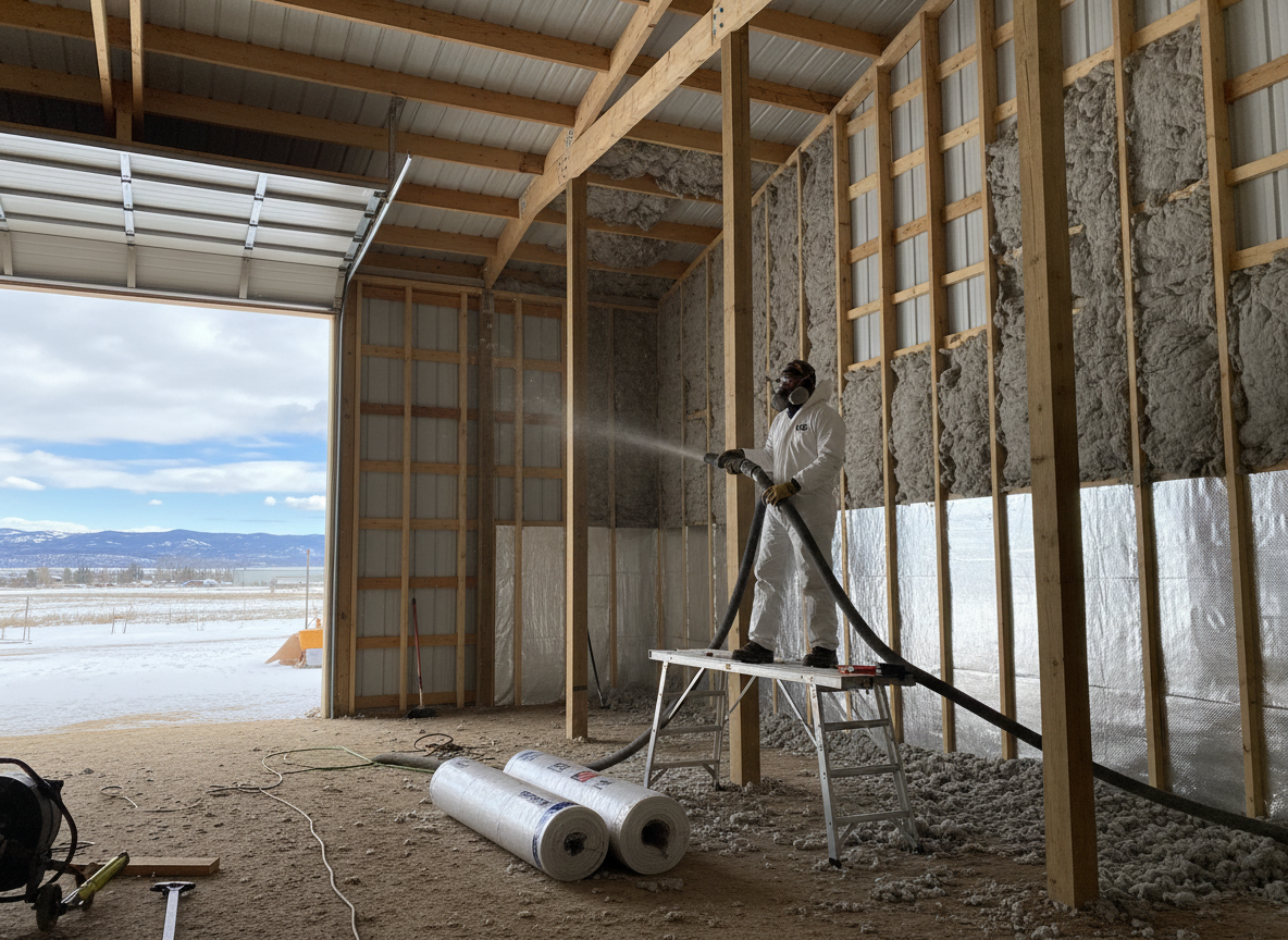 pole barn insulation in Riverton