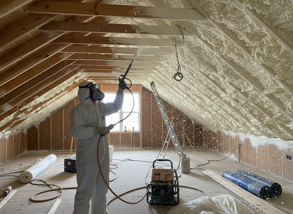 spray foam insulation in Riverton